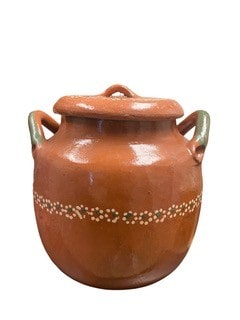 Olla Frijolera De Barro Pot - 8 L