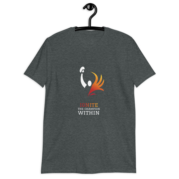 PB ACADEMY >> IGNITE THE CHAMPION WITHIN >>BLACK UNISEX T-SHIRT