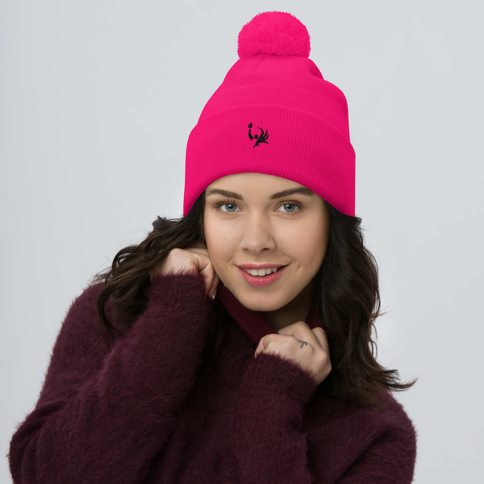 PB ACADEMY >> Pink Toque with Pom Pom