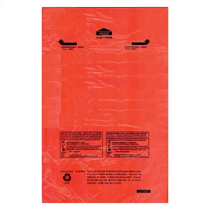 Wholesale Red Low-Density Poly Meat Bags - Roll of 0.9 mil from Mexmax INC