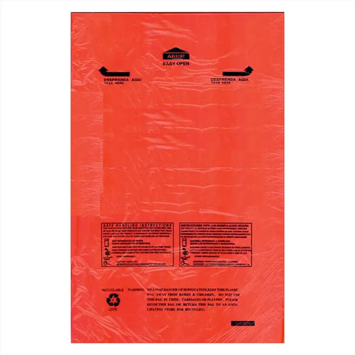 Wholesale Red Low-Density Poly Meat Bags - Roll of 0.9 mil from Mexmax INC