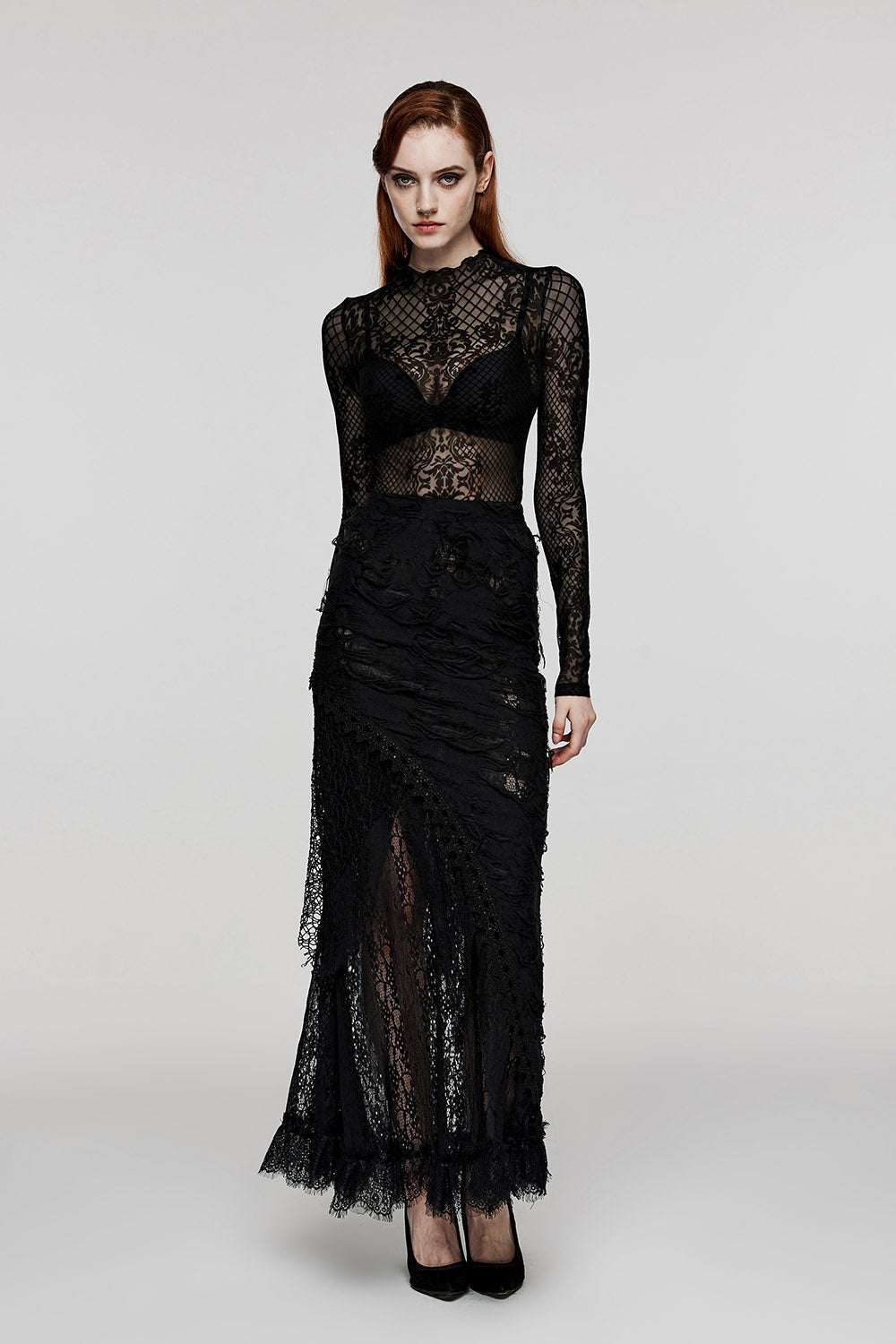 Annabel Lee Tattered Lace Skirt