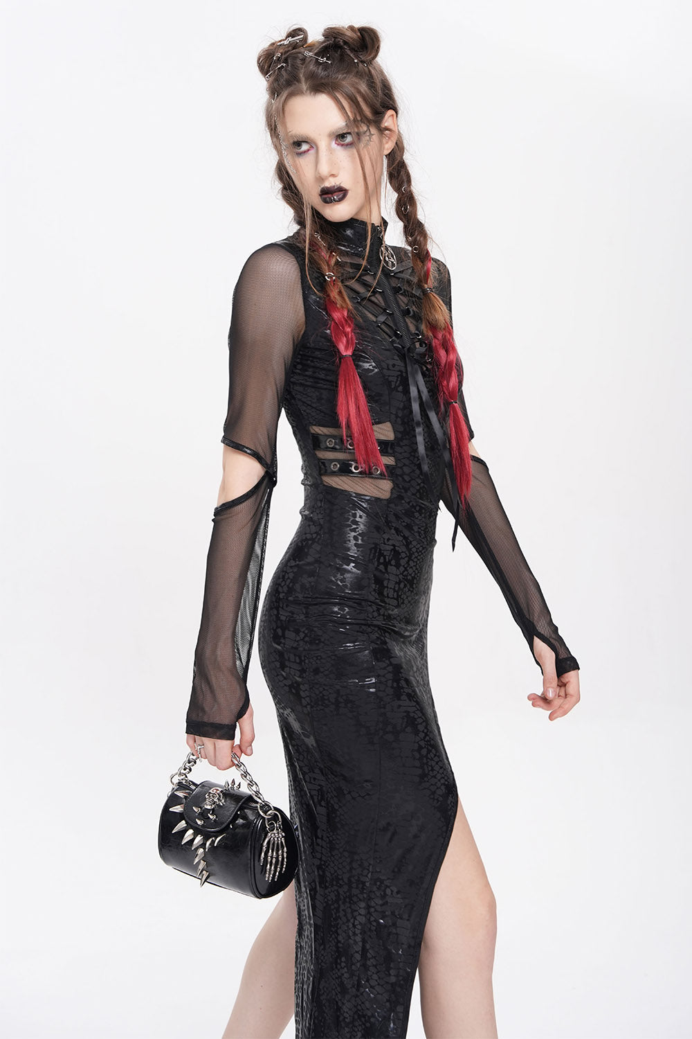 Catacombs Small Spiked Chain Bag