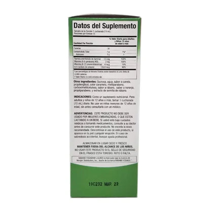 Wholesale Rabano Yodado Supplement 8oz. Natural liquid dietary support. Modern Mexican health essential.