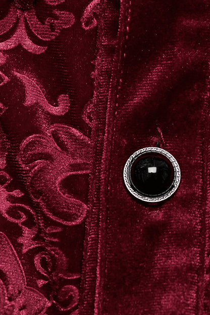 Bloodcrest Button-Up Shirt [Red]