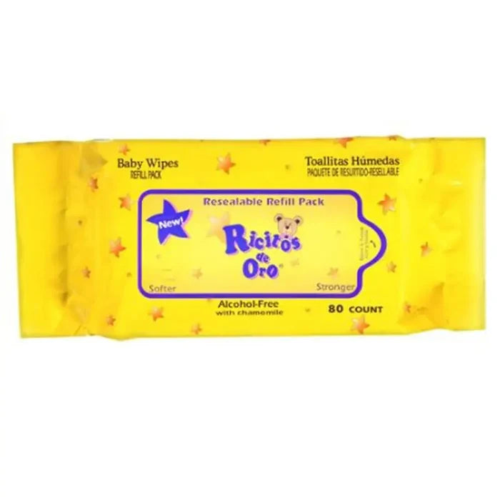 Wholesale Ricitos De Oro Baby Wipes 80ct - Gentle care for Modern Mexican Groceries. Mexmax INC.