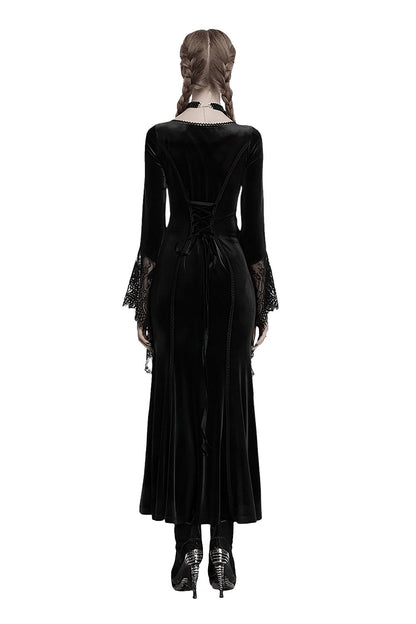 Bride of Night Embroidered Dress