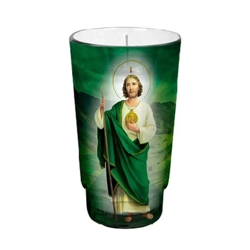 San Judas Tadeo White Candle Michelada Cup - lrg cup