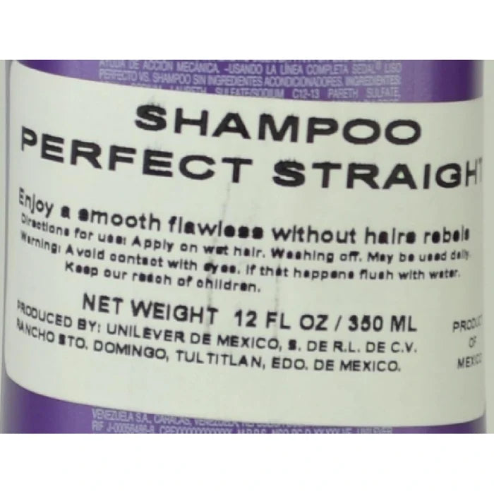 Sedal Shampoo Liso Perfecto - 10.13 oz