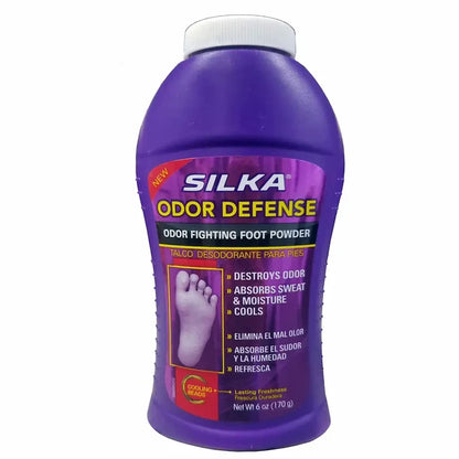 Silka Odor Defense Powder Ice - 6 oz
