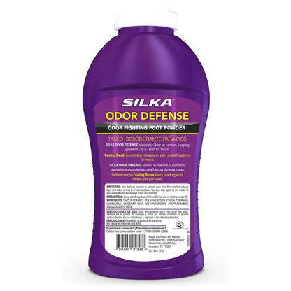Silka Odor Defense Powder Ice - 6 oz