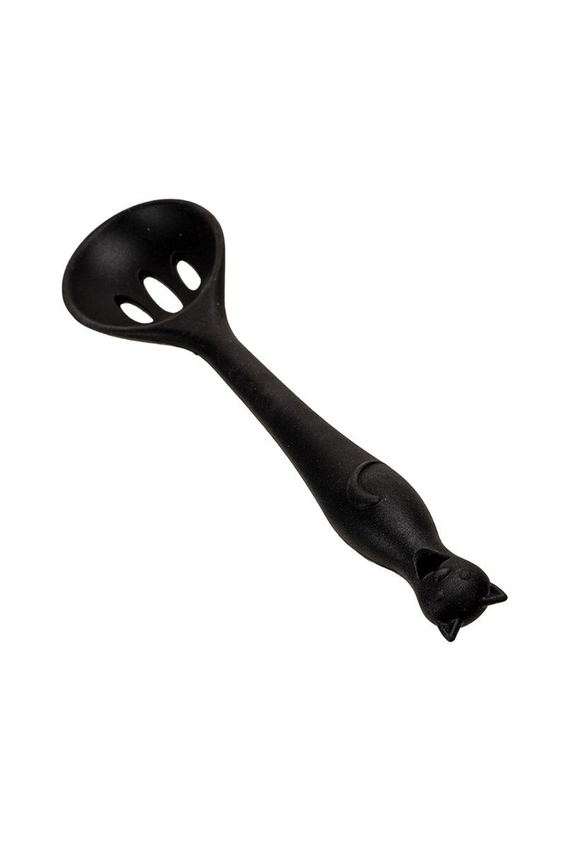 Alchemy Gothic Cat's Kitchen Slotted Spoon