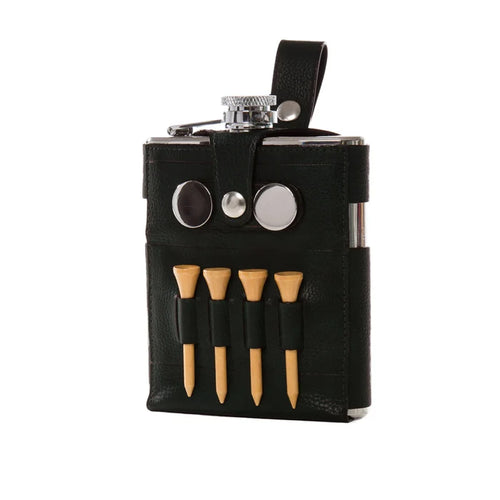 The Teed Up Flask (Black)