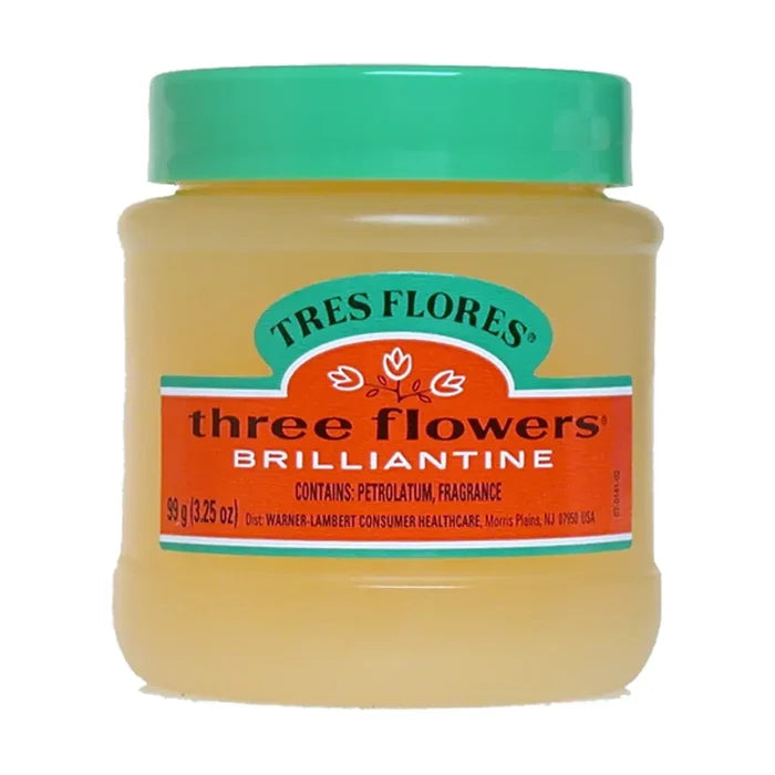 Three Flowers Brillantine Solid Gel 3.25oz - Wholesale Hair Styling Product