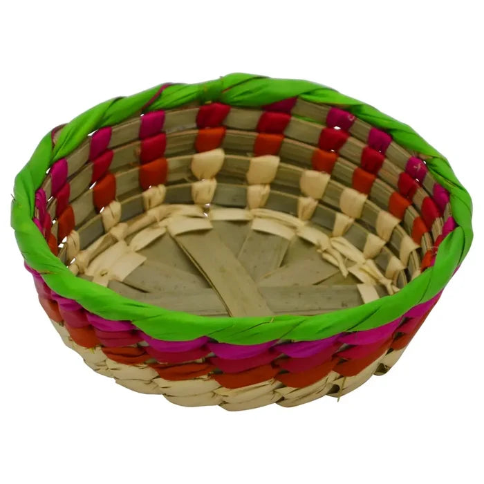 Wholesale Tortilla Holder Palm Assorted Colors 7.5"X2"- Keep tortillas warm and fresh in style.