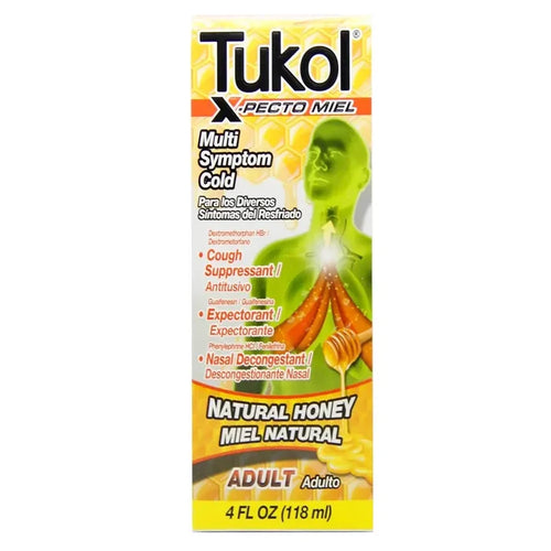Wholesale Tukol Miel Adult X-pecto Cough & Cold 4oz -Mexmax INC Modern Mexican Grocery Supplies