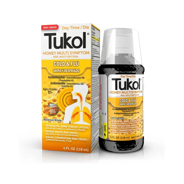 Tukol Honey Day Time Cold & Flu - 4 oz