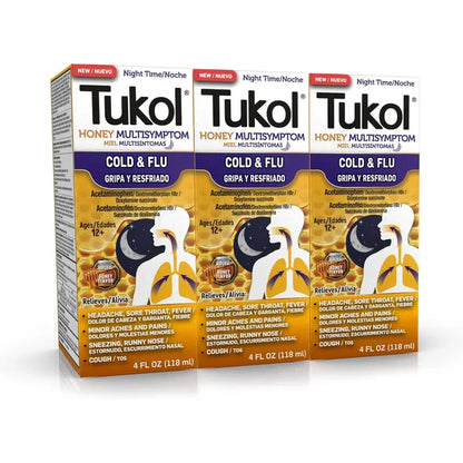 Tukol Honey Night Time Cold&flu - 4 oz