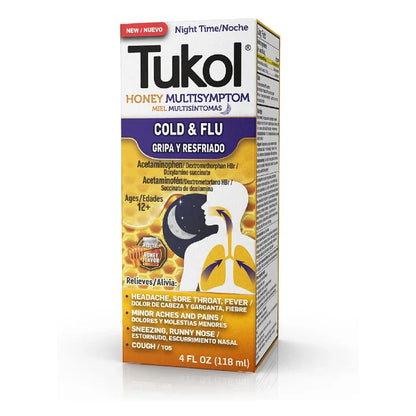 Tukol Honey Night Time Cold&flu - 4 oz