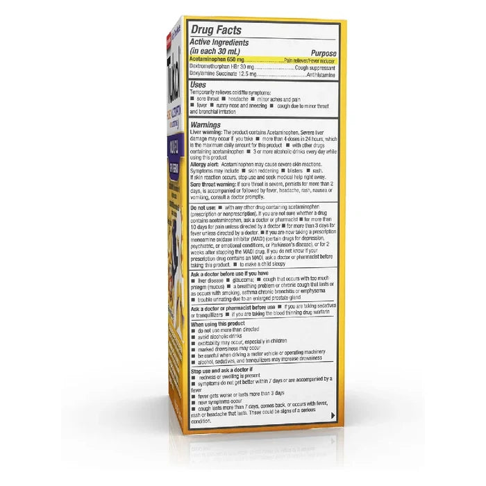 Tukol Honey Night Time Cold&flu - 4 oz