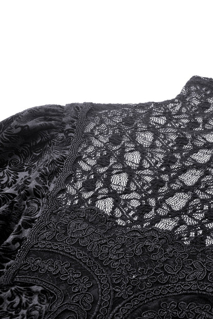 Blessed Be Victorian Goth Turtleneck Top