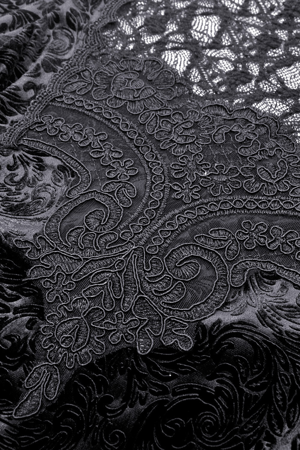 Blessed Be Victorian Goth Turtleneck Top
