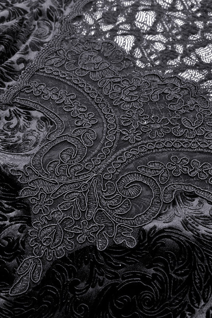 Blessed Be Victorian Goth Turtleneck Top