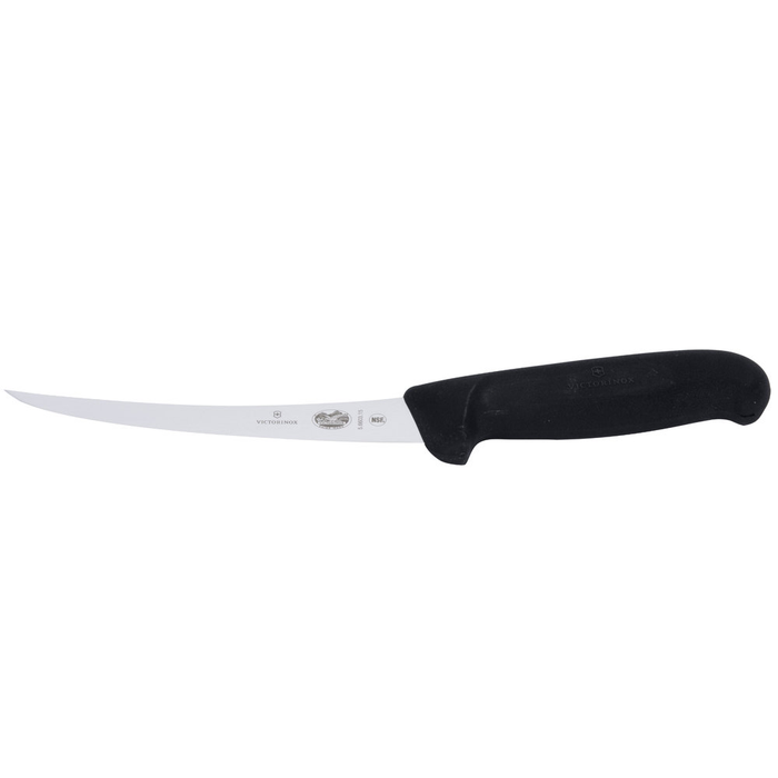 Victorinox Boning Knife Semi Stiff Curved Nylon Handle - 6"