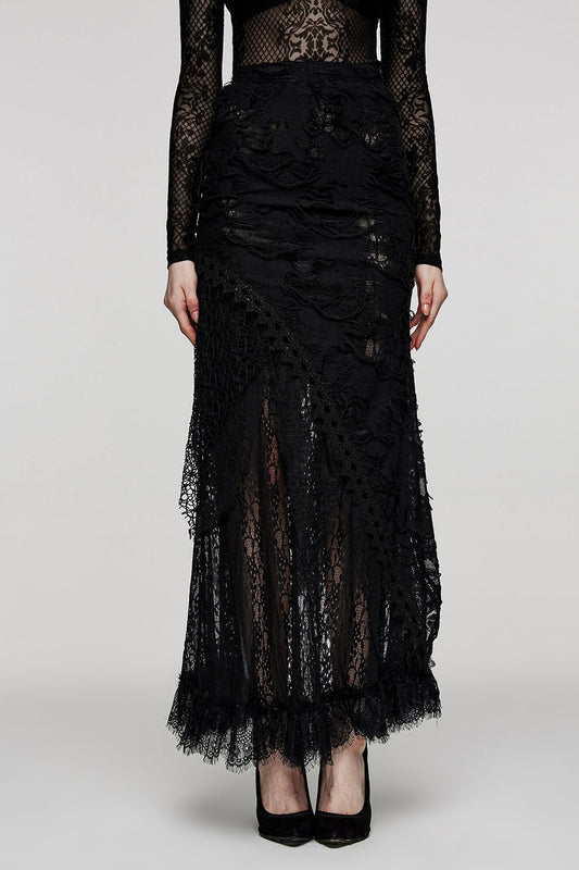 Annabel Lee Tattered Lace Skirt