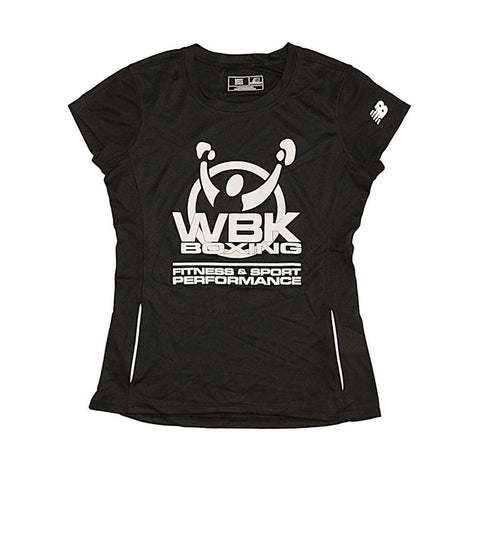 Women's polyester wicking & antimicrobial Tee, black