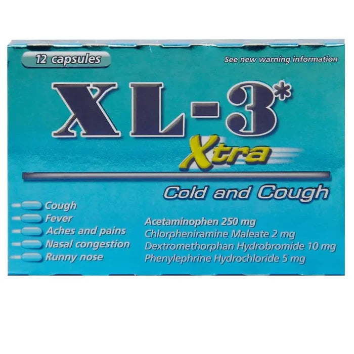 Wholesale XL-3 Blue Pills for Bulk Purchase- Cold and Flu Relief Medication