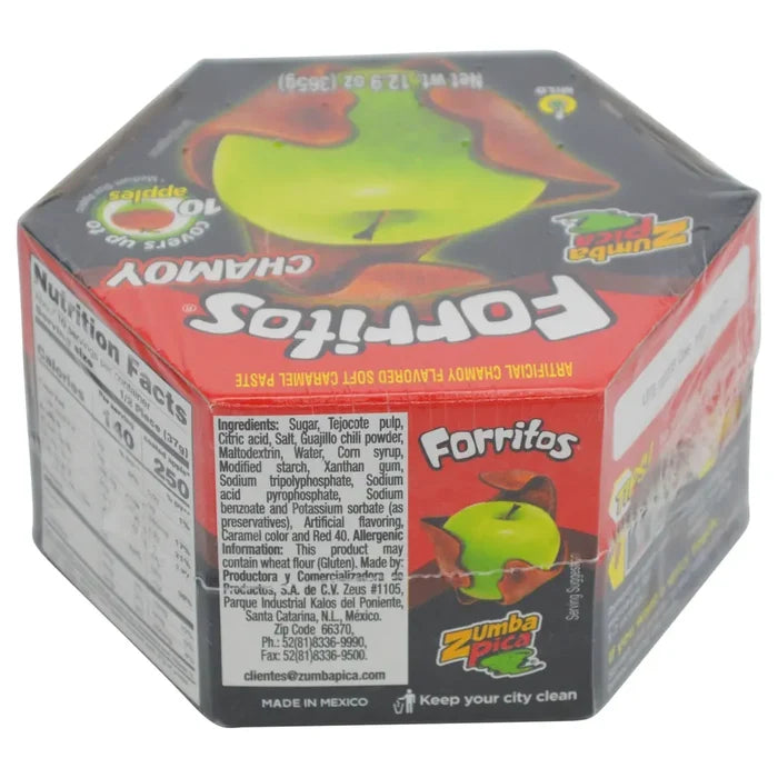 Wholesale Forritos Chamoy Zumba Pica- Mexican Apple Paste- Mexmax INC